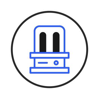 Geometric abstraction icon representing minimalist structure showcasing symmetrical composition vector