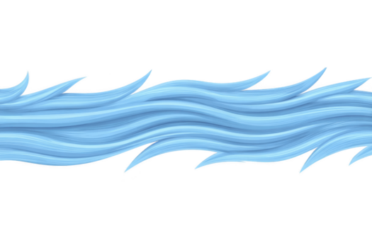 fluente blu onda modello con dinamico curvo Linee e acuto bordi, astratto acqua disegno, energico e moderno, adatto per sfondi o decorativo elementi png