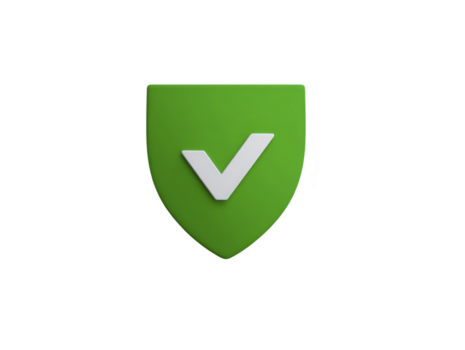 verde scudo bianca dai un'occhiata marchio sicurezza protezione sicurezza approvazione 3d icona isolato digitale simbolo fiducia garanzia moderno pulito semplice positivo verifica Internet ragnatela applicazione interfaccia png