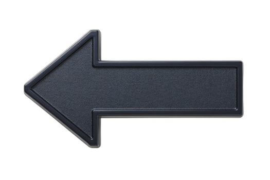 esquerda seta Preto isolado simples plano direção navegação placa símbolo apontando fosco textura gráfico Projeto ícone forma negrito moderno mínimo limpar \ limpo digital interface rede ponteiro indicador png