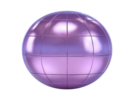 glanzend Purper gebied metalen structuur meetkundig rooster patroon futuristische ontwerp reflecterende oppervlakte digitaal kunst modern abstract levendig kleur 3d renderen creatief concept png