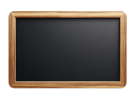 svarta tavlan trä- ram tömma tom isolerat utbildning klassrum kopia Plats retro rektangel klassisk svarta tavlan med trä- gräns isolerat på genomskinlighet bakgrund nostalgisk och enkel png