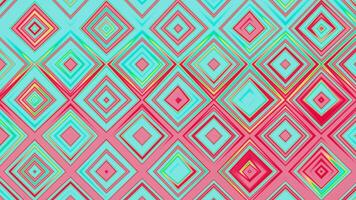 affascinante astratto fluente multicolore sfondo di piazze vj ciclo continuo video
