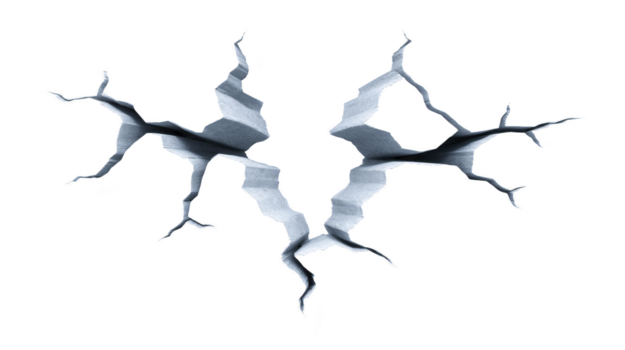 rachado superfície com irregular arestas e rasgado papel efeito, criando dramático e dinâmico visual adequado para fundos ou Projeto elementos png