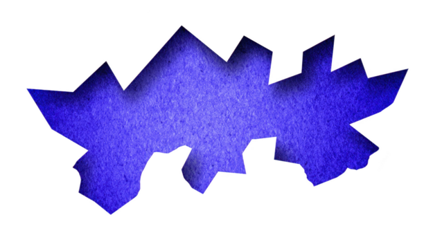 resumen azul geométrico forma con texturizado superficie, agudo anglos, y irregular bordes, moderno diseño elemento para creativo proyectos o antecedentes png
