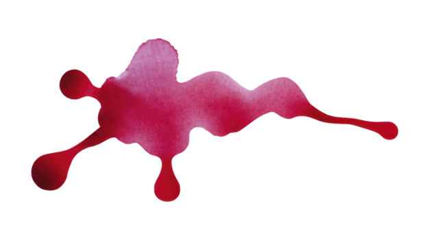 rosso dipingere spruzzo astratto acquerello macchia isolato su trasparente sfondo creativo arte design vivace colore fluido forma artistico espressione moderno stile dinamico movimento grassetto struttura png