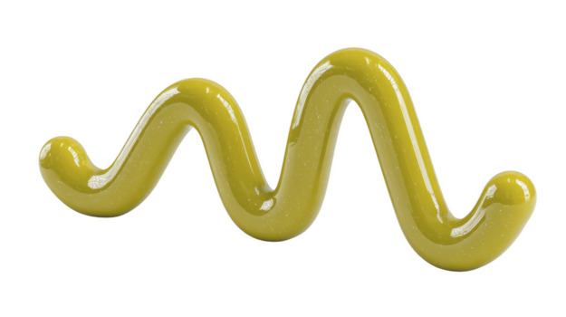 grön vågig linje, glansig textur, abstrakt form, isolerat på transparent bakgrund, modern design, lekfull och kreativ, lämplig för digital konst eller grafisk projekt png