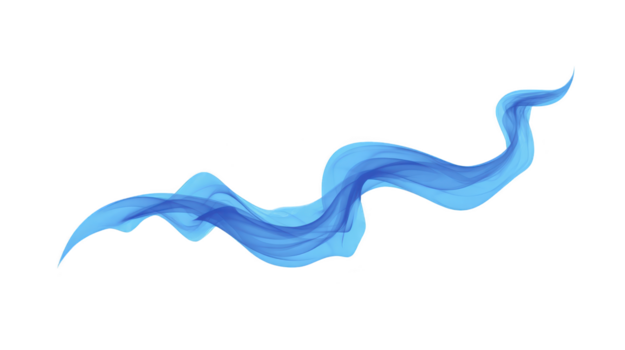 Blue wave abstract smoke fluid curve transparent motion design background create dynamic abstract blue wave with fluid motion and transparent effect perfect for modern design backgrounds png
