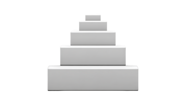 vit steg trappa minimal geometrisk abstrakt isolerat modern rena arkitektur perspektiv begrepp bakgrund 3d design strukturera stigande symmetri enkel slät lutning kreativ tömma png