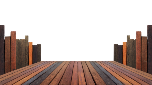 de madera tablón piso con vertical madera panel fondo, varios marrón tonos, rústico y natural estilo, vacío espacio para producto monitor o texto, calentar y atractivo atmósfera png