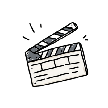 handgemalt Gekritzel Klappe Schiefer zum Film Film Produktion Industrie png