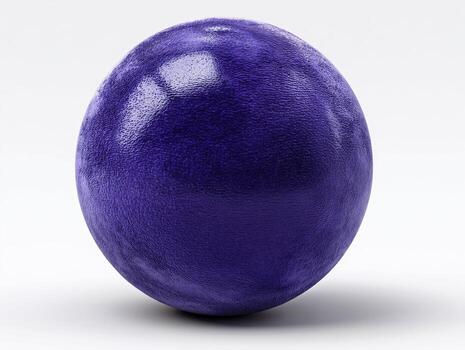 Realistic 3D Velvet Ball Texture with Soft Purple Hue and Smooth Surface Finish photo