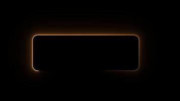 lysande neon fyrkant och rektangel ram.abstrakt skön neon ljus ram bakgrund. abstrakt neon ljus fyrkant gräns ram video
