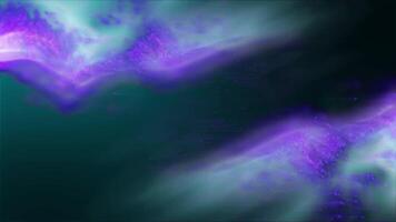 Cosmic purple and turquoise nebulae with sparkling dust, a mesmerizing representation of deep space and the universe's grandeur video