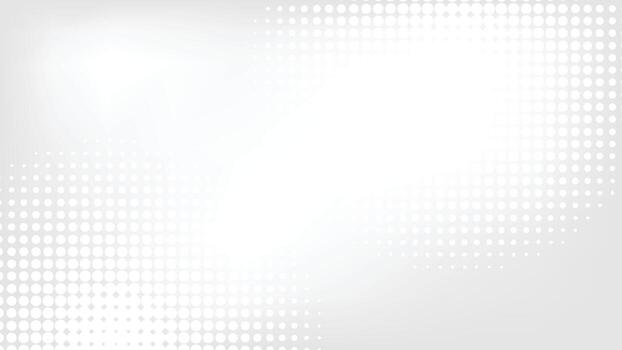 white and grey color gradient background with graphic dots vector