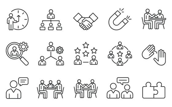 Time Management Illustration Efficiency, Productivity, Scheduling, and Deadline vector