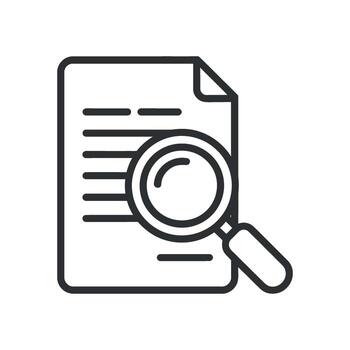 Paper Search Analyzing File Data Examining Document Searching Information Minimal Style vector