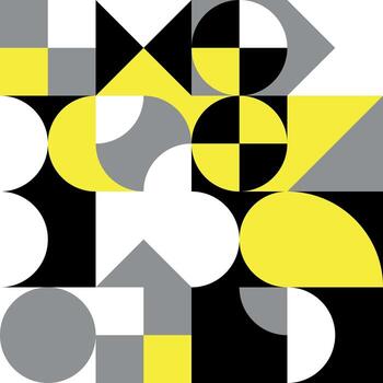 Abstract geometric retro design. seamless pattern. vector