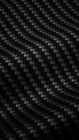Elegant Motion of Floating Black Fabric Waves, Exclusive Premium Background with Unique Flowing Pattern Texture video