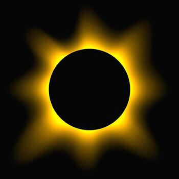 Circle illuminate light frame with color gradient. vector