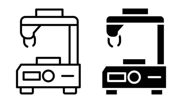 Claw Machine Outline Design for Arcade Game with Simple Graphics vector