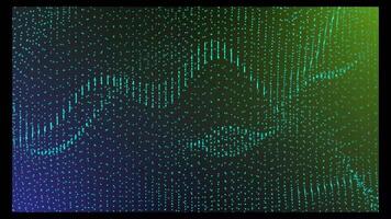 fascinante resumen partícula ola antecedentes lazo en maravilloso 4k resolución para digital visionario proyectos video