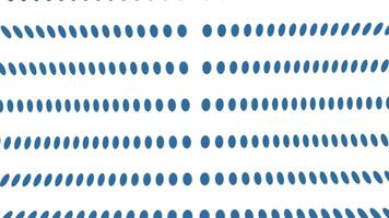 azul rotativo pontos em perspectiva linhas, abstrato fundo com mínimo geométrico padronizar video