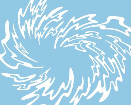 Spiral explosion splash effect bolt cartoon element mess line background editable vector