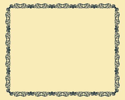 Tribe ethnic art deco primitive frame border clip art background copy space text blank print art editable vector