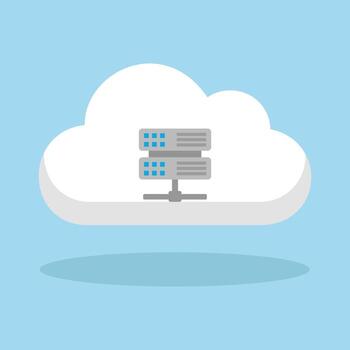 nube informática datos almacenamiento soluciones vector