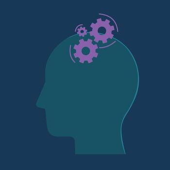 Artificial Intelligence and Machine Learning Process vector