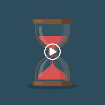 Efficient Productivity and Optimized Time Management vector