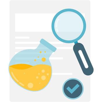 Comprehensive Diagnostic Summary for Health Analysis vector