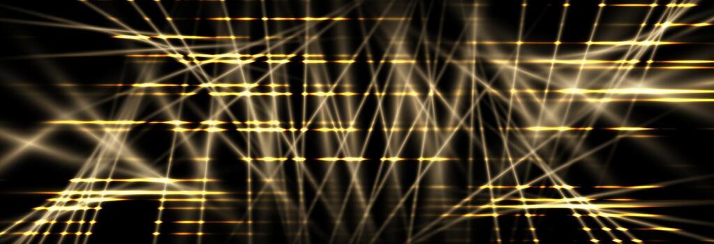 Speed rays, velocity light neon flow, zoom in motion effect, gold glow speed lines, colorful light trails, stripes. Abstract background, illustration. vector