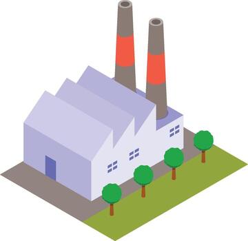 Isometric Building and Architecture Icon vector