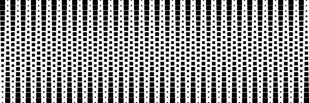 horizontal black square isolated on white for pattern and background. vector