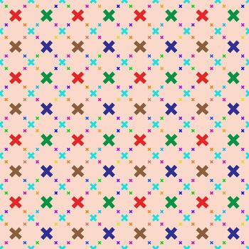 multicolor cruzar sin costura diseño para modelo y antecedentes. vector