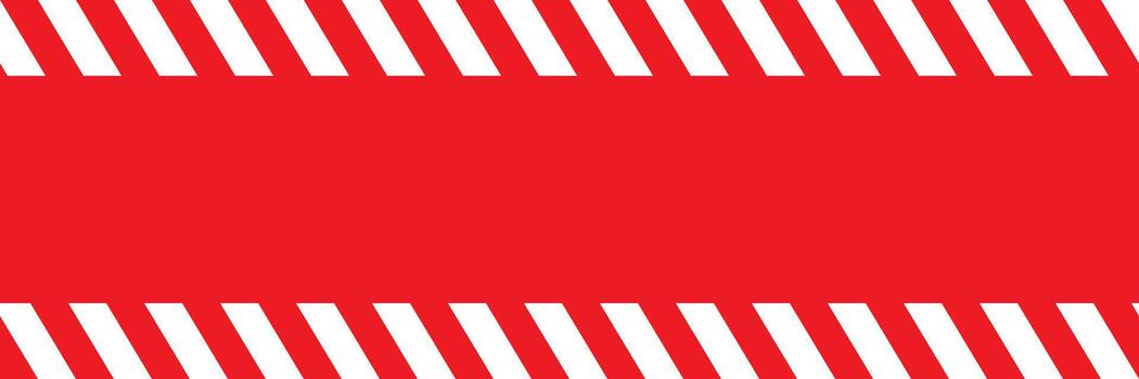 horizontal red and white no entry sign background with blank. vector