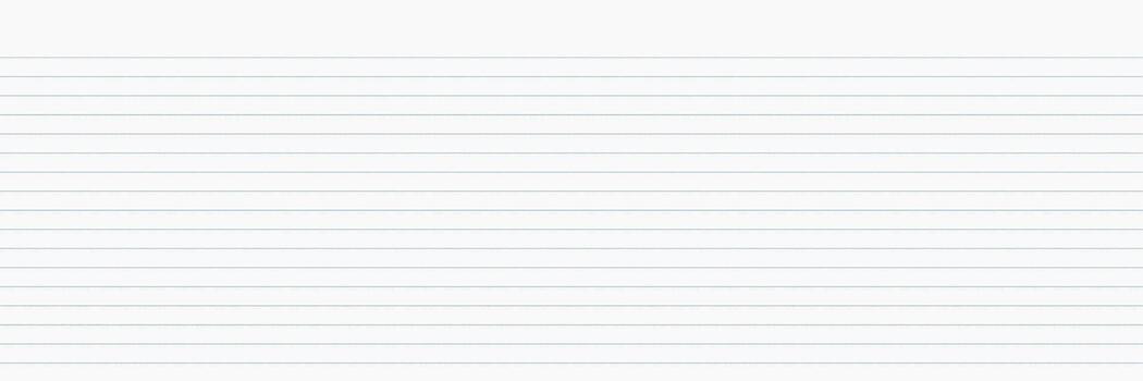 horizontal blank white paper with blue dotted lines for pattern and background. vector