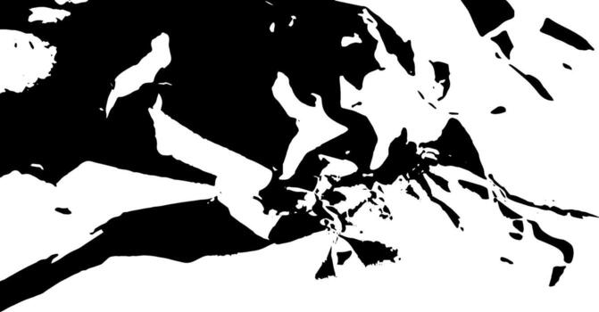 Weathered paint . Rustic abstract shape. Dirty, faded backdrop. Rough, gritty surface. vector