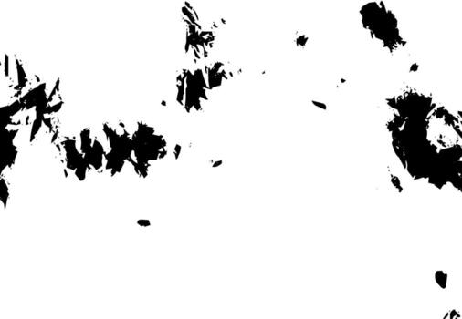 Grunge smear. Aged abstract coating. Rough dirty patch. Rustic distressed texture. vector