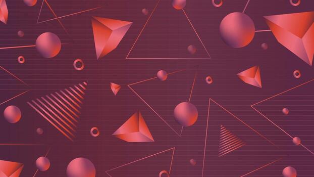 Abstract geometric shapes pattern background vector