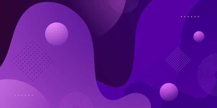 Abstract wave fluid dark purple background. Simple elegant banner background. Trendy shapes pattern concept. vector