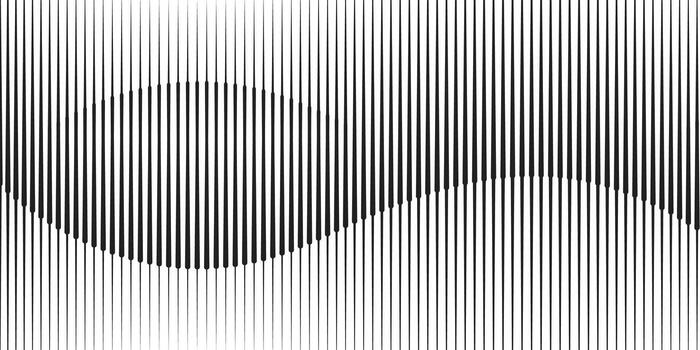 Abstract geometric background with wavy vertical lines. Intersecting flowing gradient transitions vector