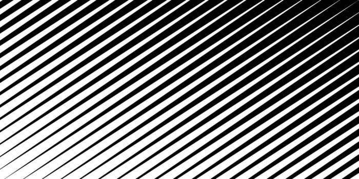 Thin line halftone gradient texture. Fading vertical stripe gradation background. Repeating wide pattern backdrop. Black parallel lines wallpaper for overlay, print, cover, banner, poster vector
