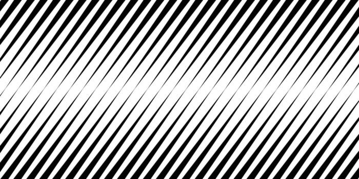 Line Halftone Gradient Effect Pattern. Vertical Straight Lines Background. Black and White Abstract Texture with Parallel Stripes Thick to Thin. Illustration vector