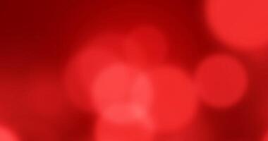 vermelho bokeh luz fundo com suave borrado círculos, abstrato vibrante brilho textura para romântico e festivo Projeto. ciclo animação video