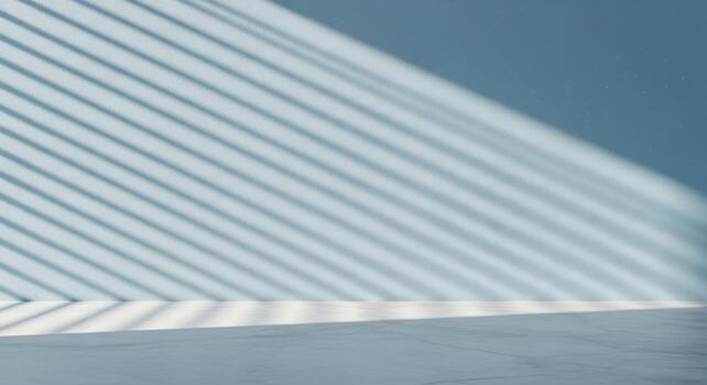 Abstract background with diagonal shadow lines from window blinds. photo