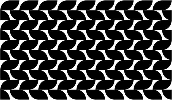 resumen negro y blanco modelo con hoja como formas vector