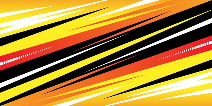 inspirado en la velocidad gráfico modelo presentando agudo líneas y futurista estilo vector